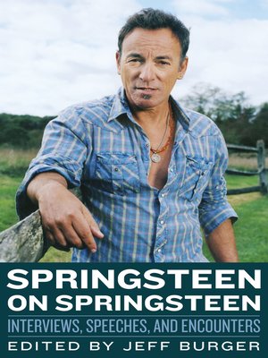 cover image of Springsteen on Springsteen